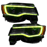 2014-2021 Jeep Grand Cherokee Dynamic ColorSHIFT Headlight DRL Upgrade Kit